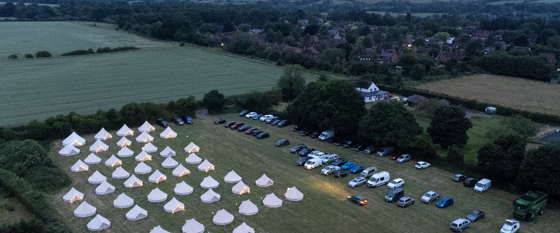 New Forest Bell Tents can supply a whole campsite