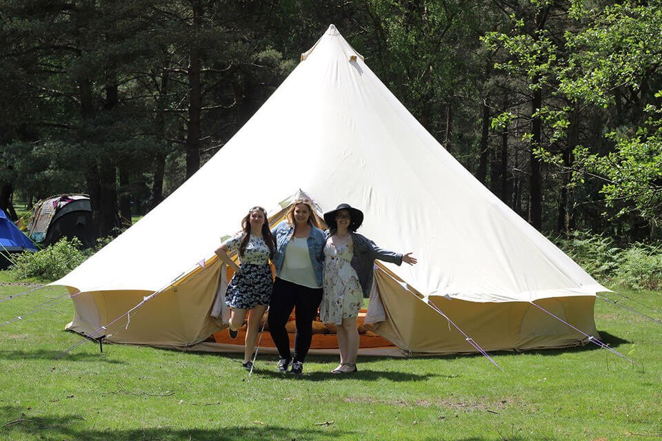 hire extra large bell tent