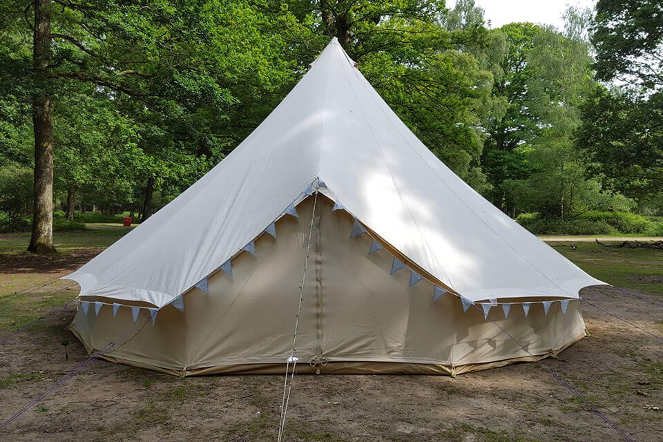 large bell tent hire near Bournemouth