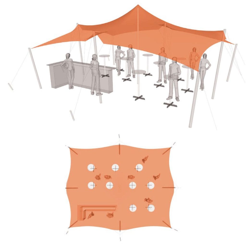 Cocktail Seating - 32 PAX